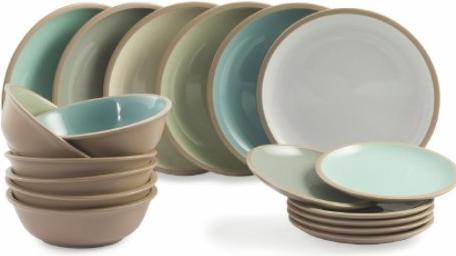 Villa D'Este Home Tivoli Bistrot Tableware Set Gres 18pcs (18 Piece)