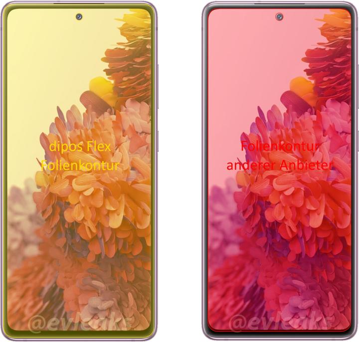 Actual product image Dipos Screen Protector Full-Cover 3D (2 Piece, Samsung Galaxy S20 FE 5G)