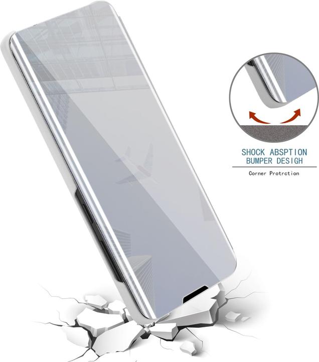 Produktbild Cadorabo Smart View Spiegel Book Hülle (Xiaomi Redmi 9T, Xiaomi Poco M3)