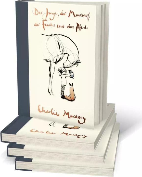 Actual product image Der Junge, der Maulwurf, der Fuchs und das Pferd (German, Charlie Mackesy, 2020)