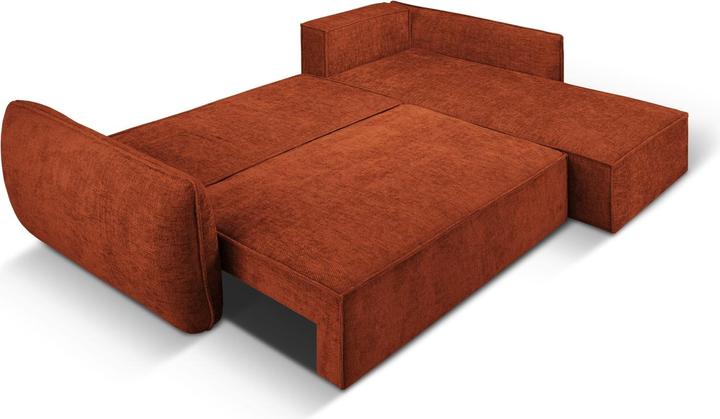 Actual product image Micadoni Right Corner Sofa With Bed Function And Box, "Kaelle", 4 Seats, 252x165x87Made in Europe (Corner sofa)