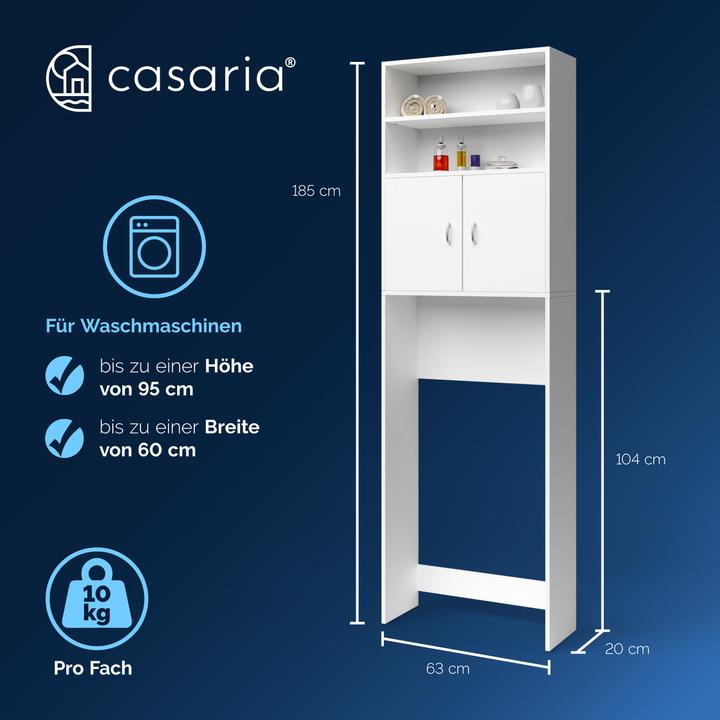 Image du produit Casaria Armoire machine à laver