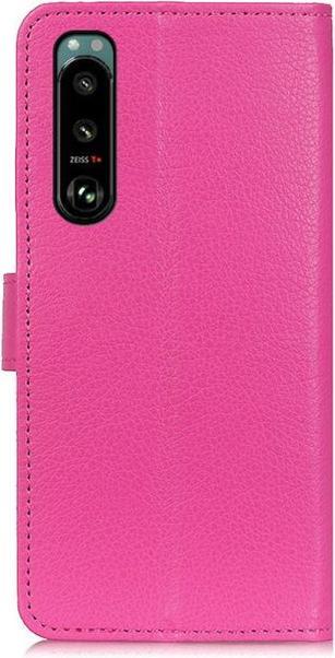 Productafbeelding MU Classic Litchi Leren Boekomslag Serie (Xperia 5 III)