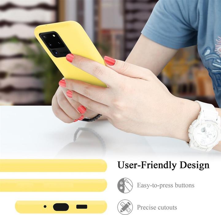 Immagine prodotto Cadorabo Copertura della cassa del silicone liquido TPU (Samsung Galaxy S20 Ultra)