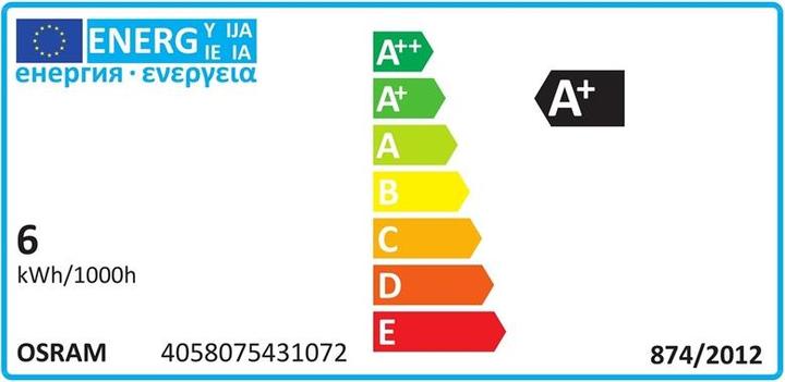 Energie-Label Osram Led Star Classic B (E14, 40 W, 470 lm, 1 x, F)
