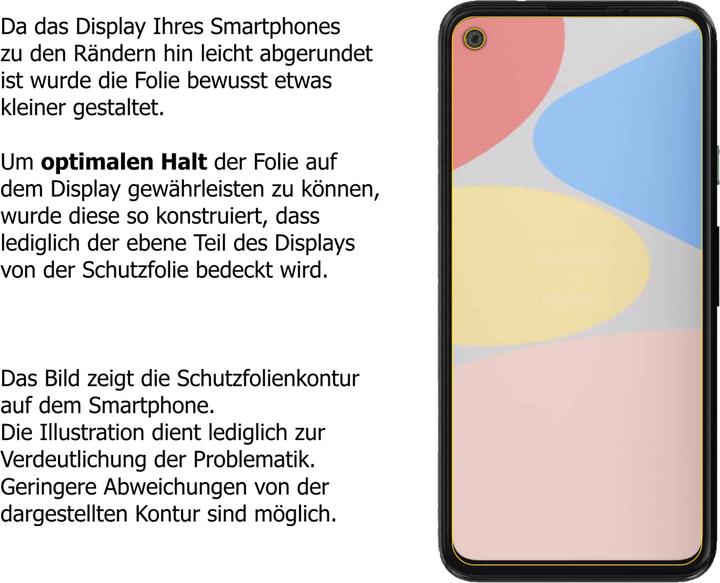 Actual product image Dipos Screen Protector Anti-Glare (1 Piece, Google Pixel 4a)
