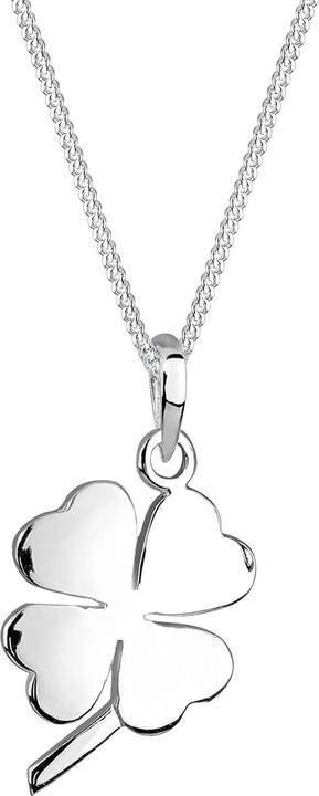 Elli mit Anhänger Glücksbringer Kleeblatt (Sterling Silber, 45 cm)