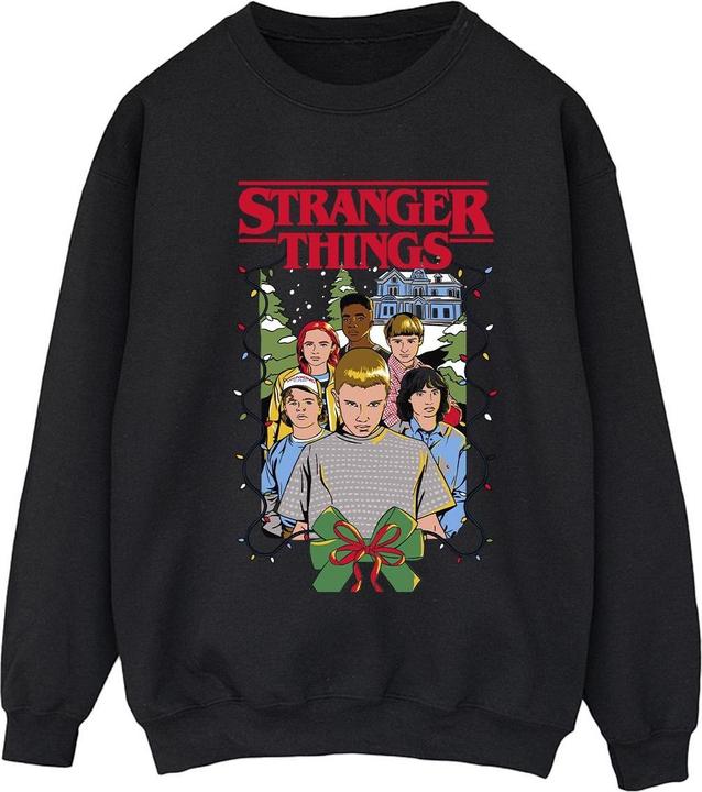 Netflix Stranger Things Christmas Poster Sweatshirt (S)