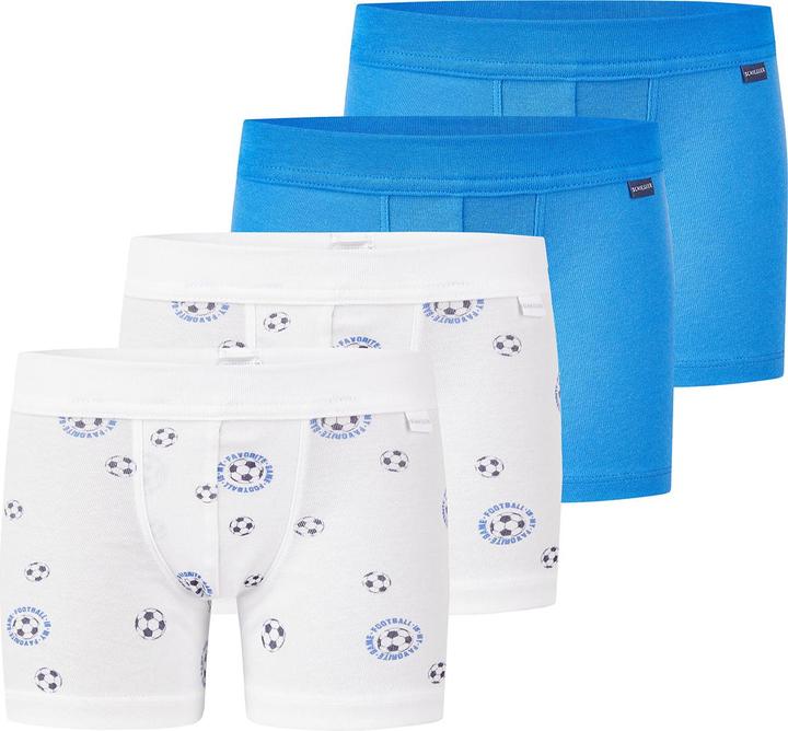 Immagine prodotto Schiesser 4 confezioni di pantaloni in cotone organico a coste sottili per bambini (140, confezione da 4)