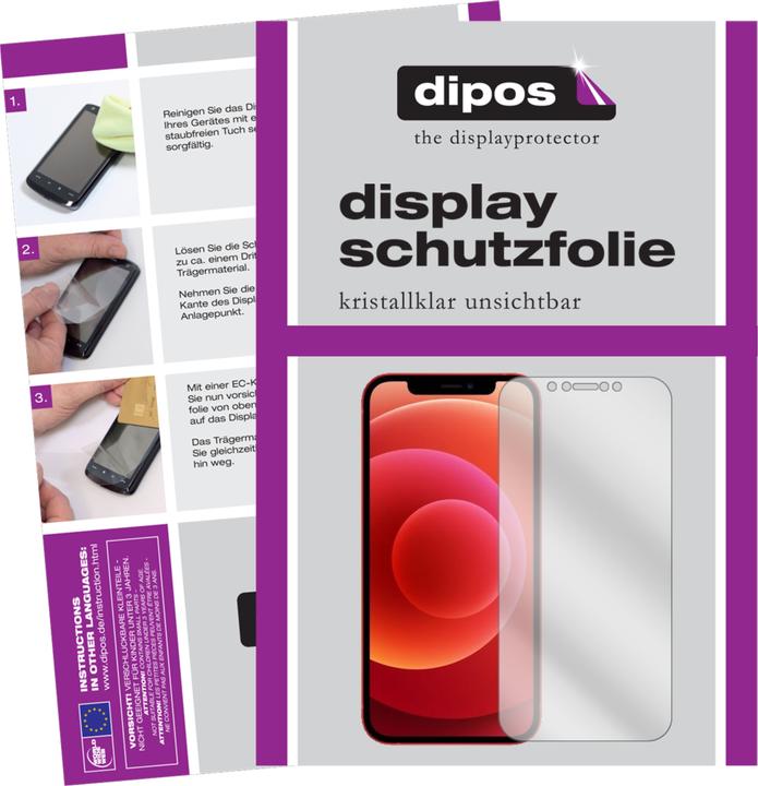 Dipos Displayschutzfolie Crystalclear (1 Stück, Apple iPhone 13)