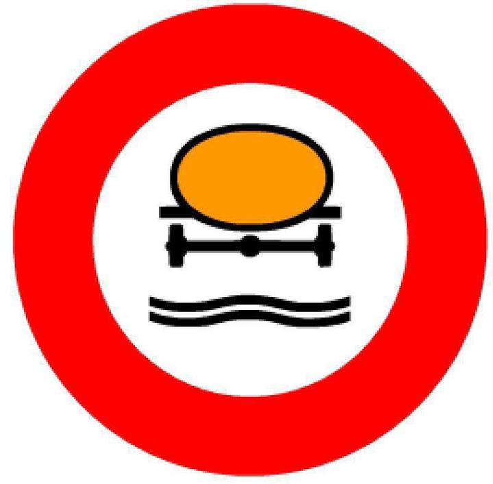Immagine prodotto BRW Nessun veicolo che trasporta sostanze inquinanti per l'acqua cartello 2.11