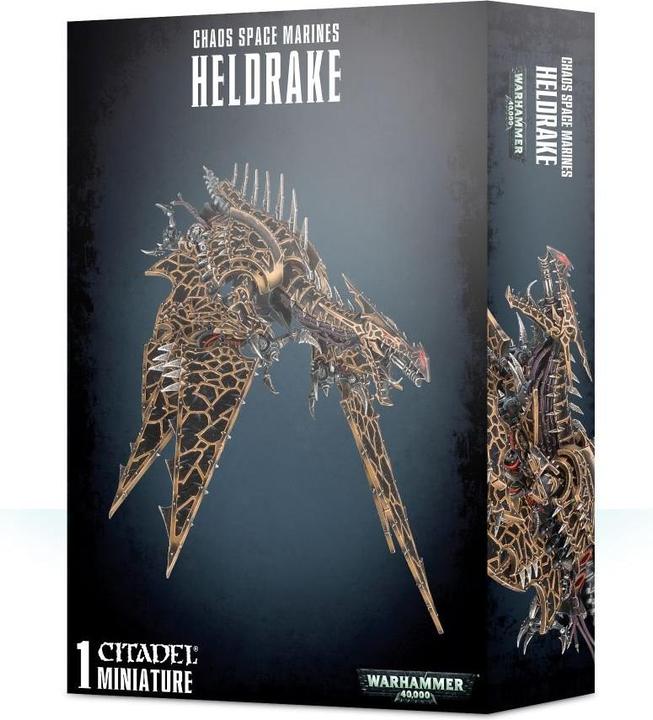 Actual product image Games Workshop Warhammer 40k - Space Marine du Chaos Heldrake (Plastic)