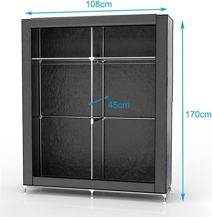 Produktbild Intirilife Faltschrank (108 x 54 x 170 cm)
