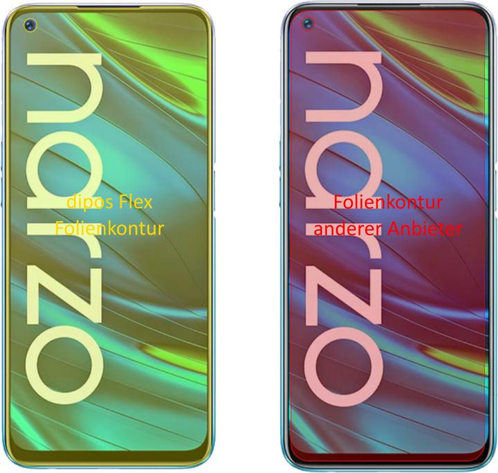 Image du produit Dipos Film de Protection d’écran Full-Cover 3D (3 pièce(s), Realme Narzo 20 Pro)