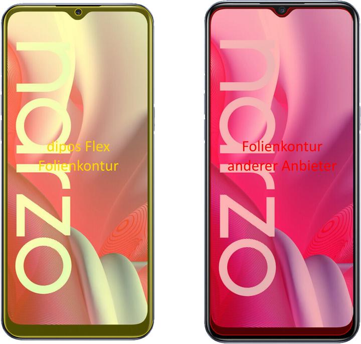 Image du produit Dipos Film de Protection d’écran Full-Cover 3D (2 pièce(s), Realme Narzo 20)