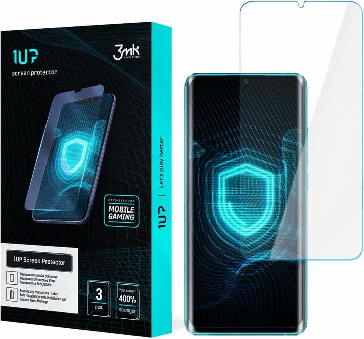 Actual product image 3MK Folia 1UP (3 Piece, Xiaomi Mi Note 10)