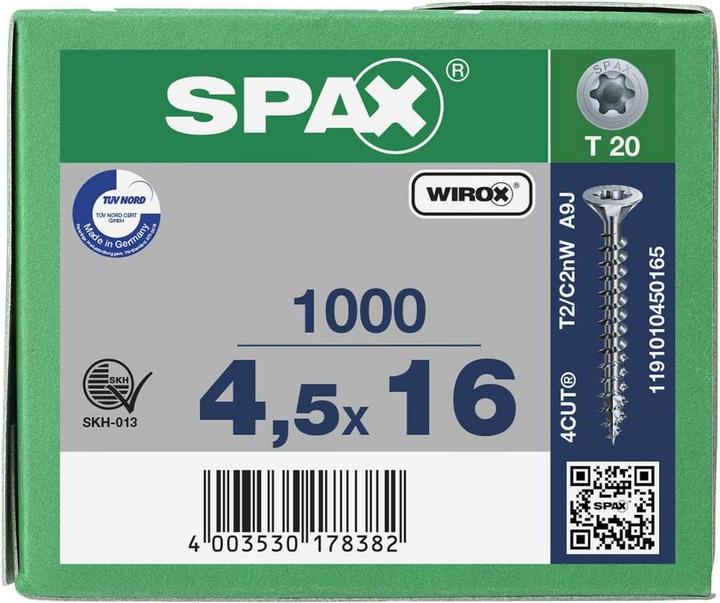 Actual product image Spax Chipboard screws (1000 Screws per piece)