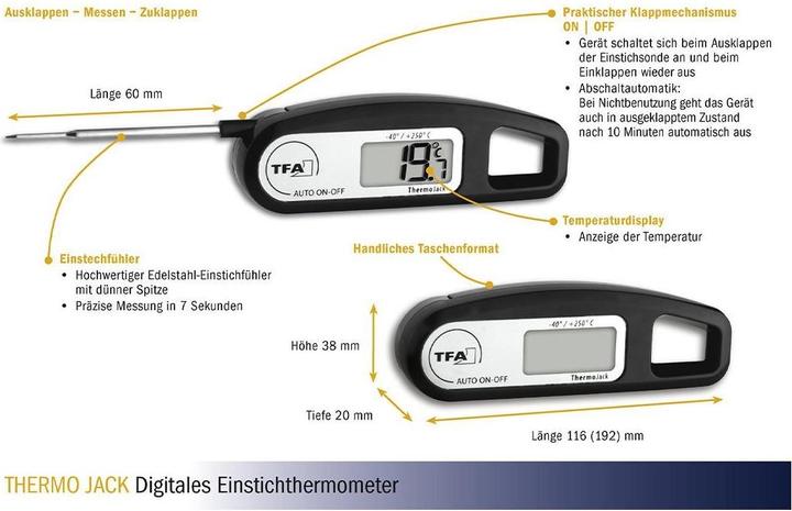 Actual product image TFA Thermo Jack