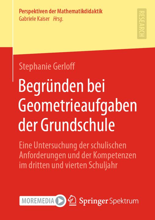 Immagine prodotto Begründen bei Geometrieaufgaben der Grundschule (Tedesco, Stephanie Gerloff, 2021)