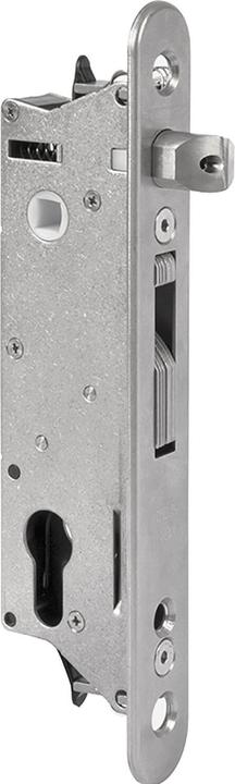 Locinox Rohrrahmenschloss Fiftylock mit Hakenriegel, PZ 92,DM 30 mm,Stulp rund,Edelstahl (Türgriff)