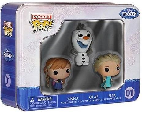 Actual product image Funko Disney Frozen: Tin Box 3-Pack Pocket