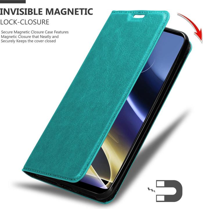 Immagine prodotto Cadorabo Libro Invis. Coperchio magnetico (Motorola Moto G51 5G)