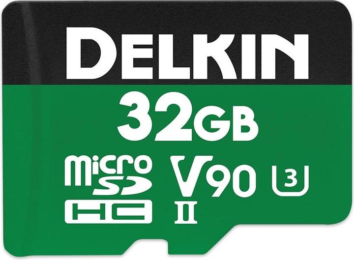 Actual product image Delkin Power (256 GB, microSDXC, U3, UHS-II)