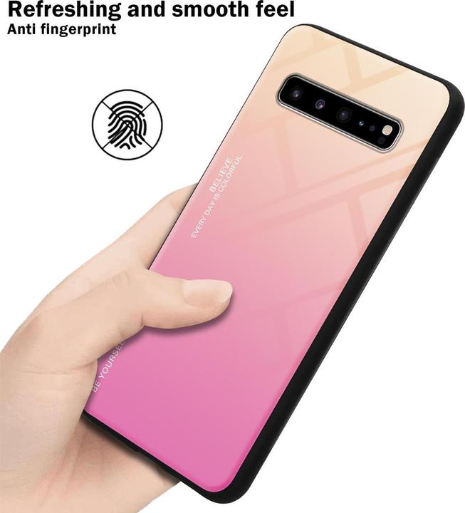 Produktbild Cadorabo TPU 2 Farben Glas Cover (Samsung Galaxy S10 5G)