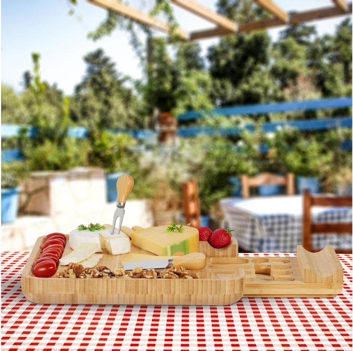 Image du produit Relaxdays Set plateau à fromage