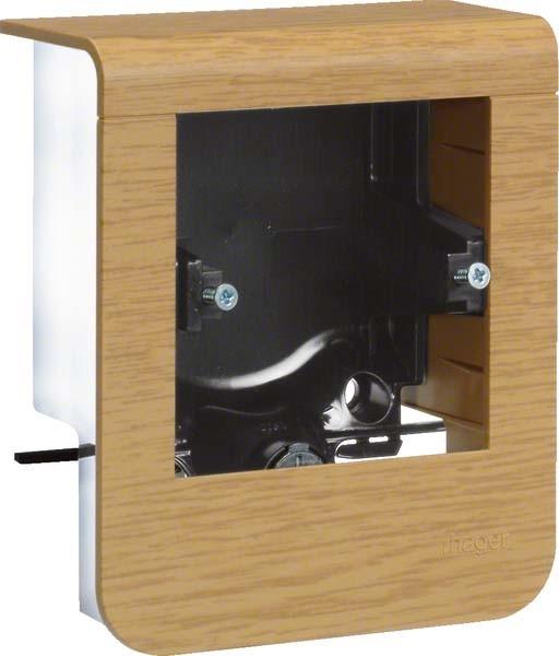 Image du produit Hager TEH SL20055901D5 Support d'appareils uni design SL 20x55 Décor chêne (10.50 cm)