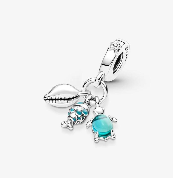 Produktbild Pandora Fisch Meeresschidkröte Muschel (Silber 925, Emaille)