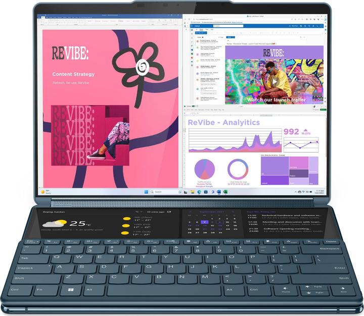 Image du produit Lenovo Yoga Book 9 (13.30", Intel Core Ultra 7 155U, 32 Go, 1000 Go, CH)