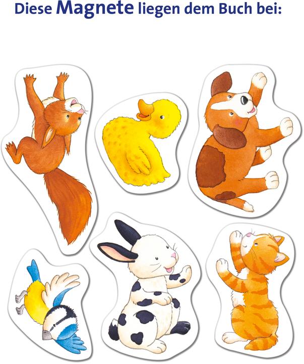 Produktbild Ravensburger Mein erstes Magnetbuch: Wer gehört zu wem? Tierkinder - Magnet-Spielbuch ab 12 Monaten, Kinderbuch (Deutsch)