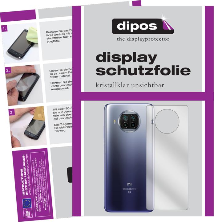 Actual product image Dipos Screen Protector Crystalclear (2 Piece, Mi 10T Lite)