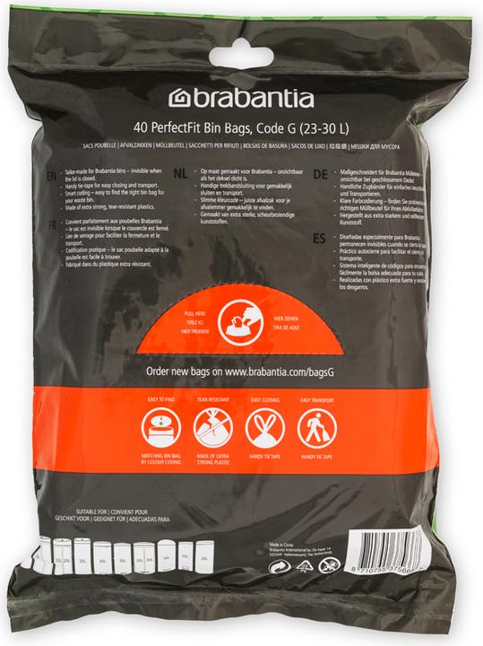 Actual product image Brabantia PerfectFit (40 x, 30 l)