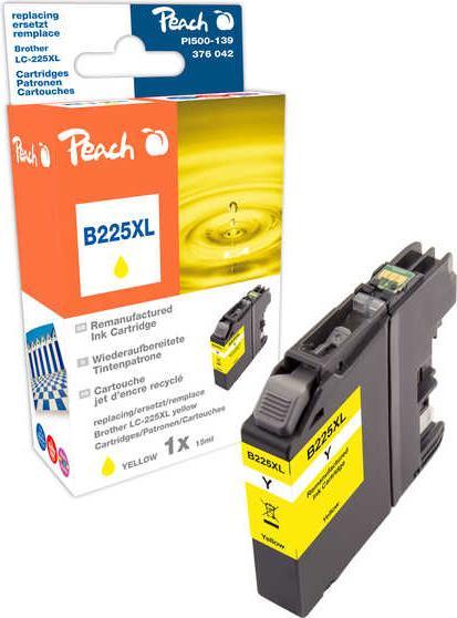 Immagine prodotto Peach Inchiostro Brother LC-225XL Giallo (Y)