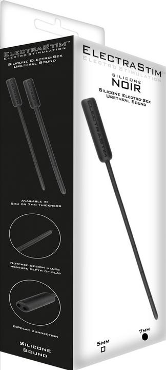 Productafbeelding ElectraStim Silicone Noir Flexibel Geluid 7mm