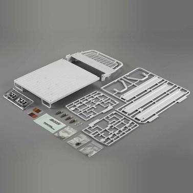 Actual product image killerbody Load floor side wall foldable for Toyota LC70