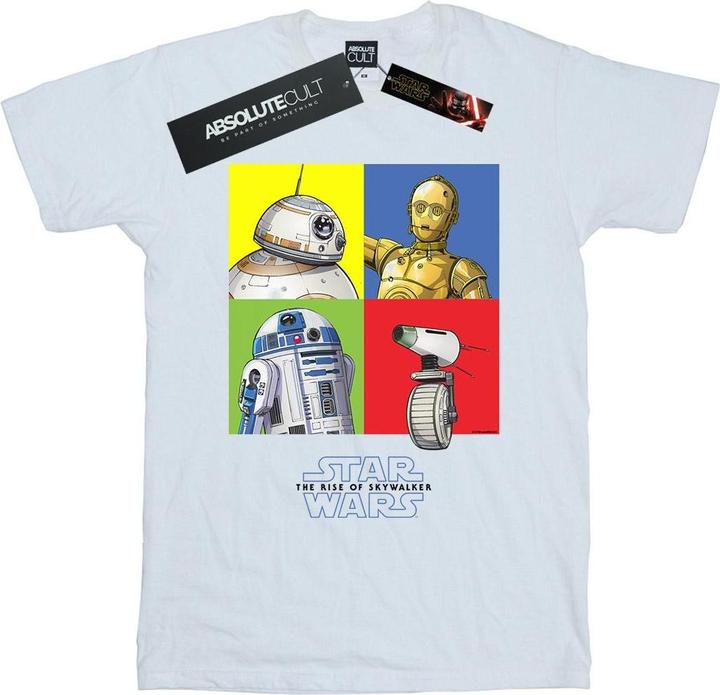 Produktbild Star Wars The Rise Of Skywalker Droid Squares TShirt (L)