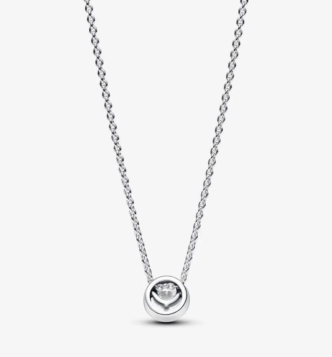 Produktbild Pandora Halskette Sparkling Round Halo (Sterling Silber 925, 38 - 45 cm)