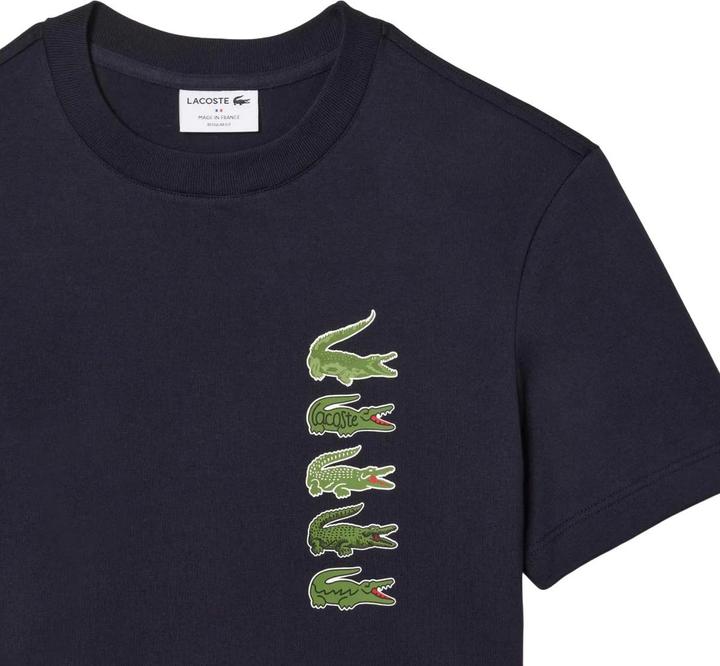 Actual product image Lacoste Mens Iconic Croc Regular T-Shirt (XS)