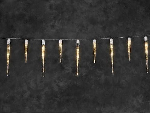 Actual product image Konstsmide LED Light Curtain Icicle (7.75 m)