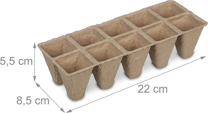 Actual product image Relaxdays Anzuchttöpfe