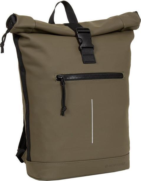 Image du produit New Rebels Mart - New York Rolltop Backpack 16L Olive (16 l)