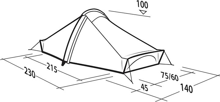 Image du produit Robens Starlight 1 Exp (Tente igloo, 2 kg, 1 personne)