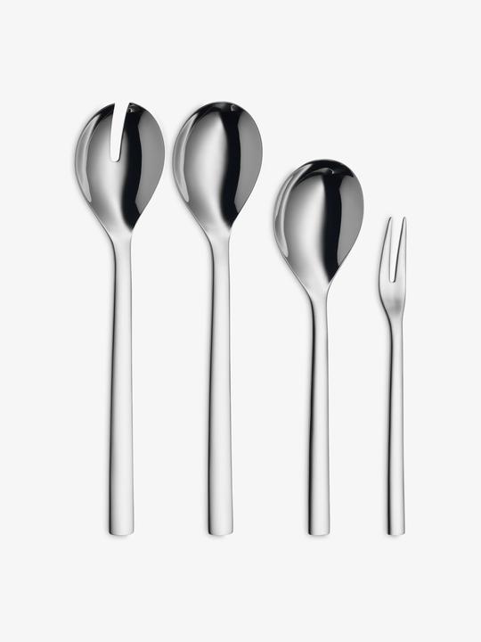 Productafbeelding WMF Serveerset 4st Salade Servers Lepel Nuova Roestvrij Staal Gepolijst (Salade servers, Opscheplepel, Vleesvork)