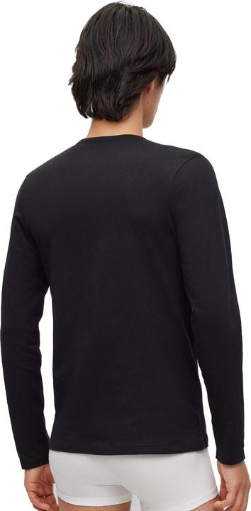 Image du produit HUGO Hommes Ls-Shirt Rn Triplet Longsleeve, Black1, L EU (L)