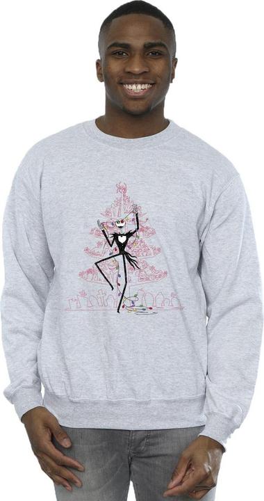Image du produit Disney - Sweat THE NIGHTMARE BEFORE CHRISTMAS TREE PINK - Homme (S)