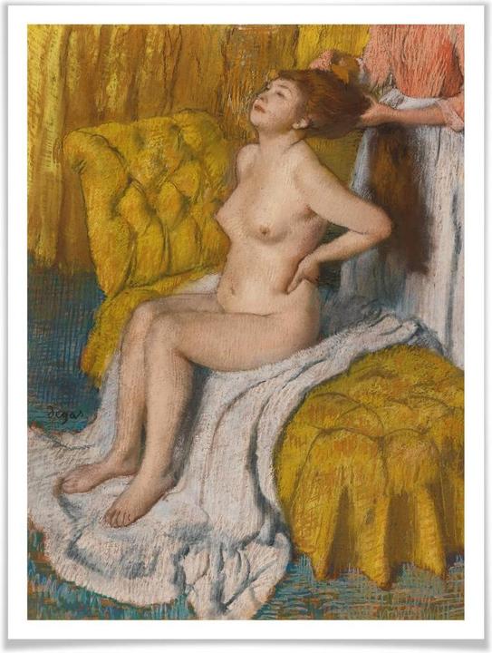 Immagine prodotto Trenddeko Una donna si fa legare i capelli (40 x 50 cm)