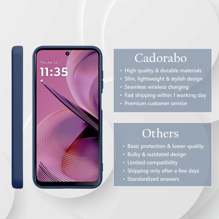 Produktbild Cadorabo Hülle für Motorola Moto G55 im Liquid Case Design (Motorola Moto C)